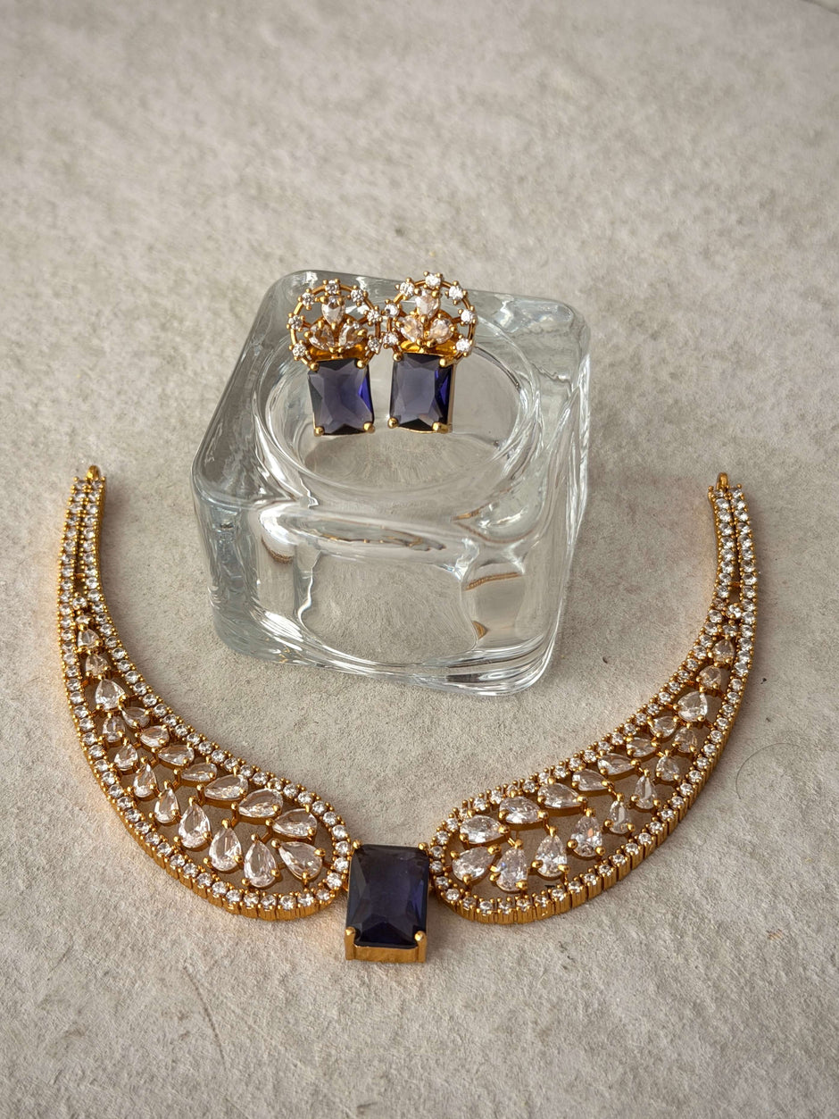 Center Stone Hasli Necklace Set