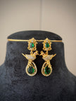 Elegant Peacock Motif Necklace Set