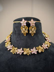 Blossom Crystal Flower Necklace Set