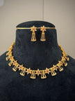 Ruby Star Short Necklace Set