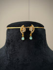 Tear Drop Stone Choker Necklace Set