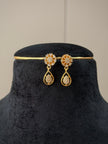 CZ Teardrop Short Necklace Set
