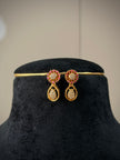 CZ Teardrop Short Necklace Set