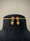 CZ Teardrop Short Necklace Set