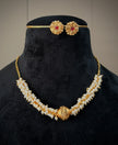 Clustered Pearl Necklace Set