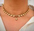 CZ Teardrop Short Necklace Set