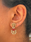 Navratna Floral Choker Necklace Set