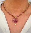 Royal Peacock Choker Necklace Set