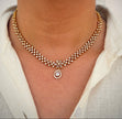 Elegant CZ Teardrop Necklace Set