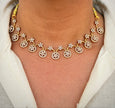 Elegant Round Choker Necklace Set