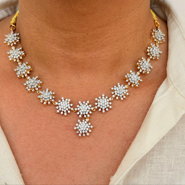 Luxe Crystal Choker Necklace Set