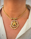 Festive Temple Pearl Necklace Set
