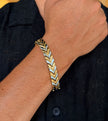 Elegant Dual‑Tone Men's Bracelet