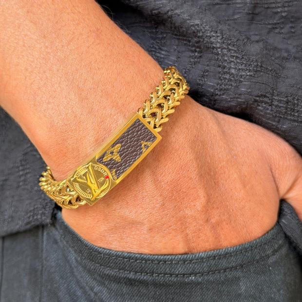 Louis Vuitton Men's Monogram Chain Bracelet