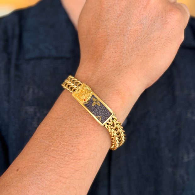 Louis Vuitton Men's Monogram Chain Bracelet