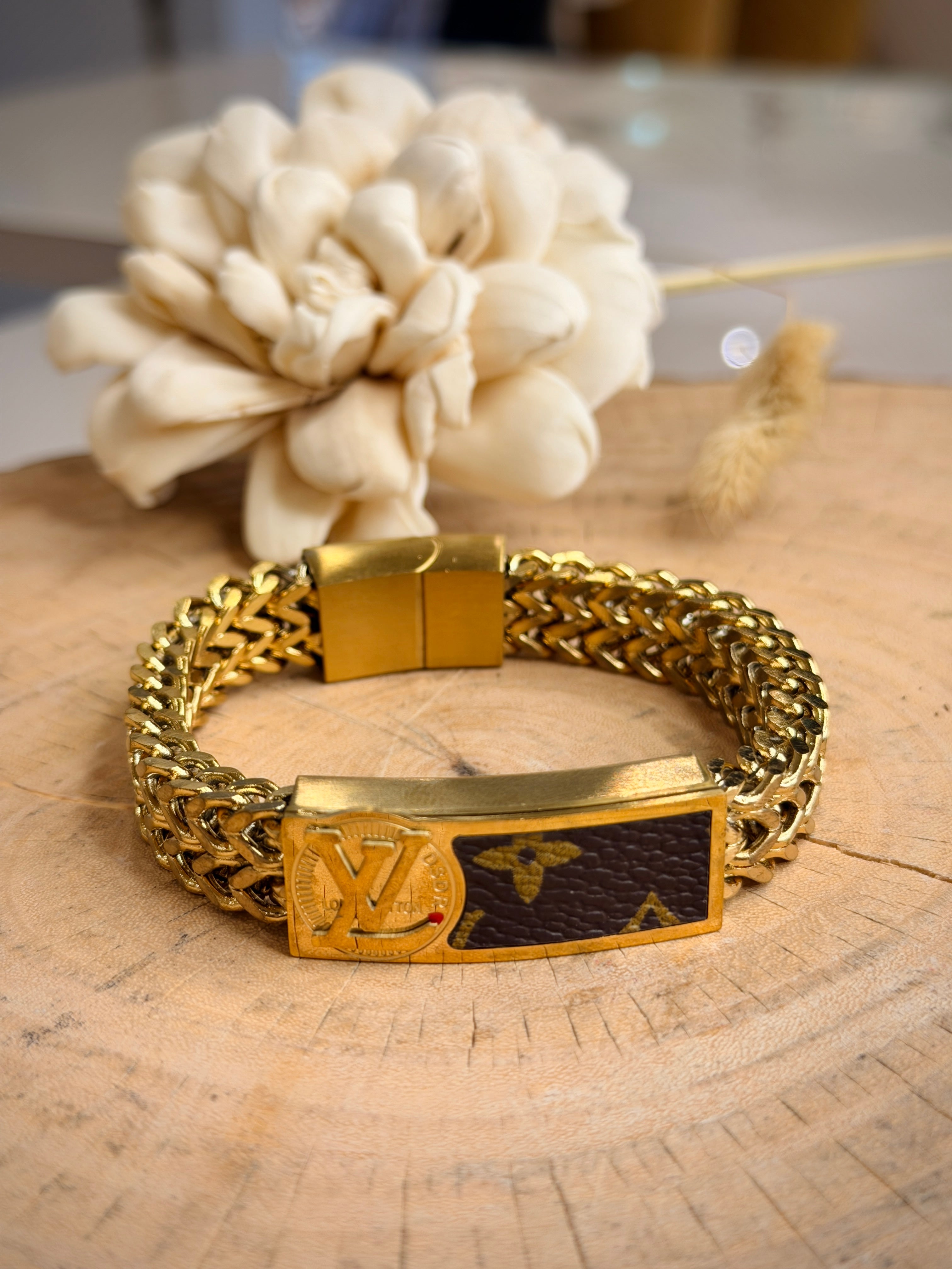 Louis Vuitton Men's Monogram Chain Bracelet