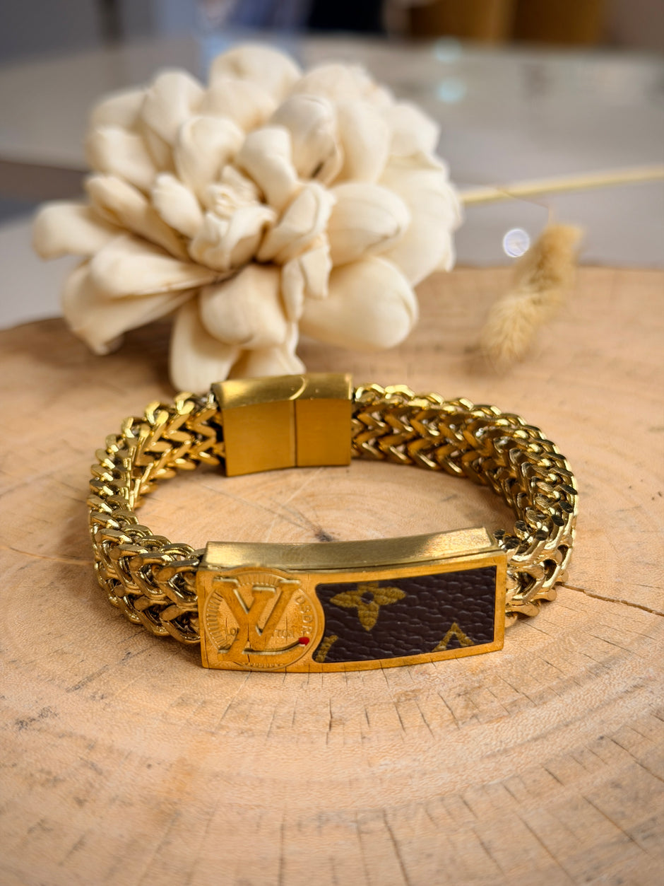 Louis Vuitton Men's Monogram Chain Bracelet
