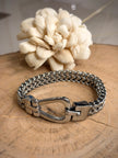 Men's Silver Carabiner Chain Bracelet