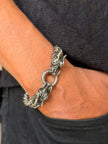 Men's Dragon Head Link Chain Bracelet