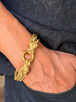 Men's Dragon Head Link Chain Bracelet