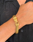 Men's Dragon Head Link Chain Bracelet