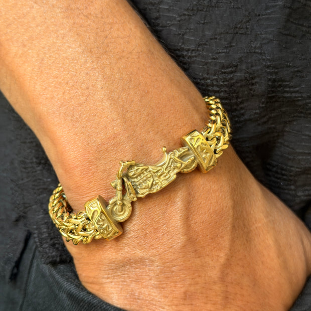 Men's Motorcycle Chain Bracelet