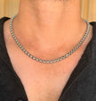 Men's Silver Box Link Chain