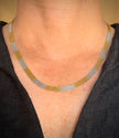 Men's Two‑Tone Mesh Link Chain