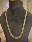 Men's Two‑Tone Mesh Link Chain