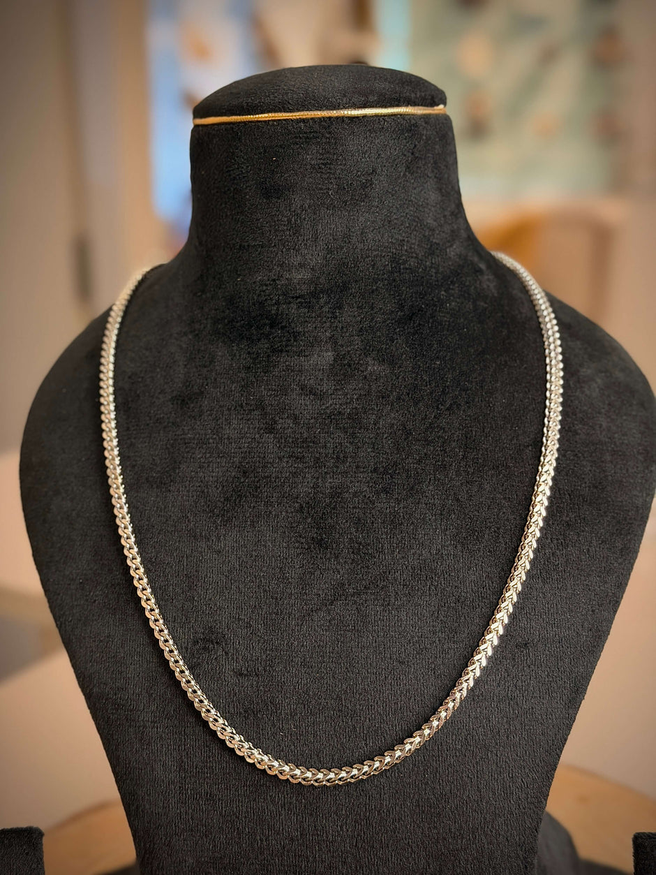 Men's Silver Double Rope Chain