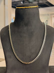 Men's Silver Box Link Chain