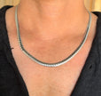 Men's Silver Snake Link Chain