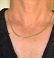 Men's Gold Box Link Chain