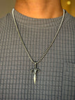 Men's Silver Sword Pendant Chain