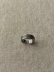 Men's Antique Silver Mesh Band Ring