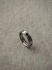 Men's Silver Cross Engraved Ring