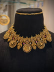 Antique Temple Nakshi Lakshmi Choker Necklace Set