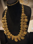 Antique Temple Nakshi Lakshmi Long Necklace Set