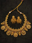 Antique Temple Nakshi Lakshmi Choker Necklace Set