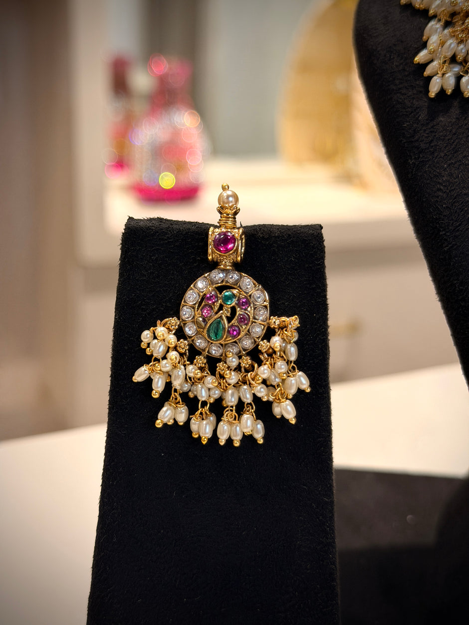 Guttapusalu Grand Long Necklace Set