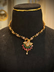 Royal Peacock Choker Necklace Set