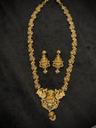 Premium Lakshmi Temple Long Necklace Set