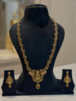 Premium Lakshmi Temple Long Necklace Set