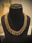 Ruby Pearl Floral Necklace Set