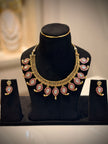 2 in 1 Reversible Jadau Mango Mala Necklace Set
