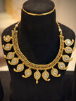 2 in 1 Reversible Jadau Mango Mala Necklace Set