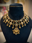 Heritage Parrot Chandbali Charm Choker Necklace Set