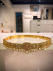Premium Gold Bridal Waist Belt Vaddanam