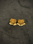 Gold Filigree Pearl Drop Ear Cuff