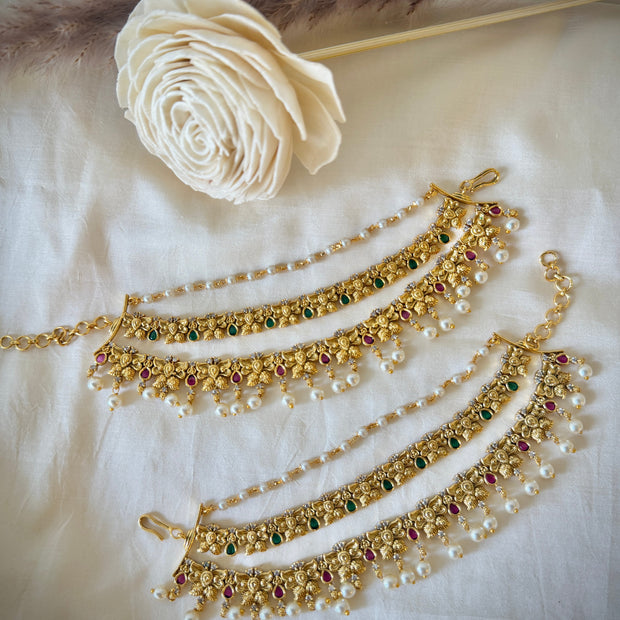 Elegant Butterfly Design Pearl Blossom Maati
